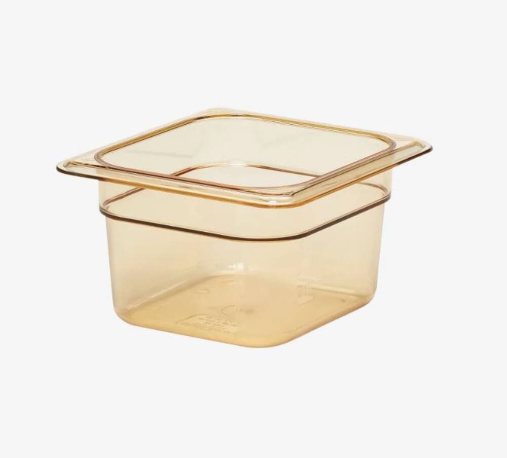 GN 1/6 PRO VYHŘÍVANÁ ZAŘÍZENÍ 176 x 162 MM, HL. 100 MM