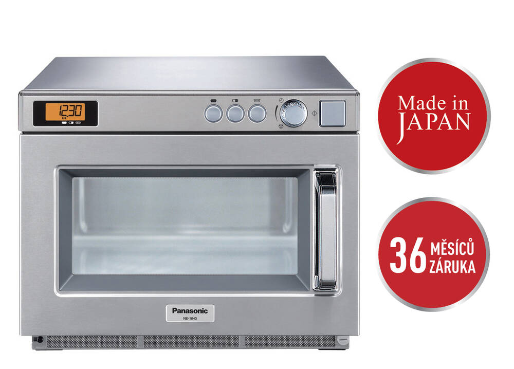 MIKROVLNNÁ TROUBA PANASONIC NE-1843 EBG - MANUÁL